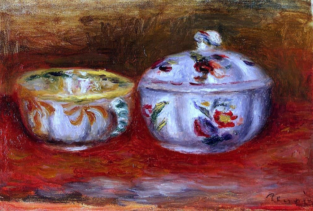 Pierre Auguste Renoir Still Life with Fruit Bowl - Hand Painted Oil Painting