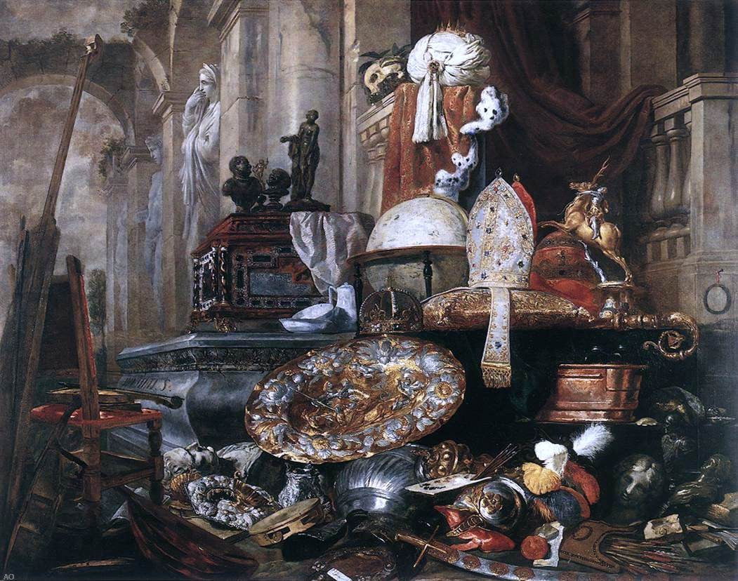 Pieter Boel Large Vanitas Still-Life - Hand Painted Oil Painting