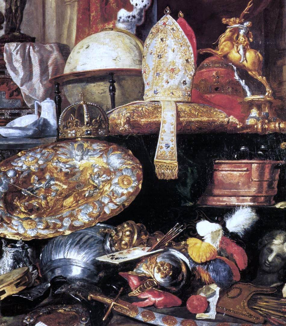 Pieter Boel Large Vanitas Still-Life (detail) - Hand Painted Oil Painting