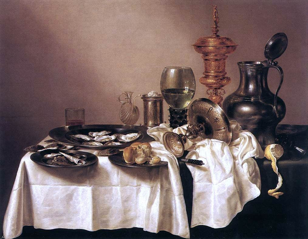 Willem Claesz Heda Still-Life with Gilt Goblet - Hand Painted Oil Painting