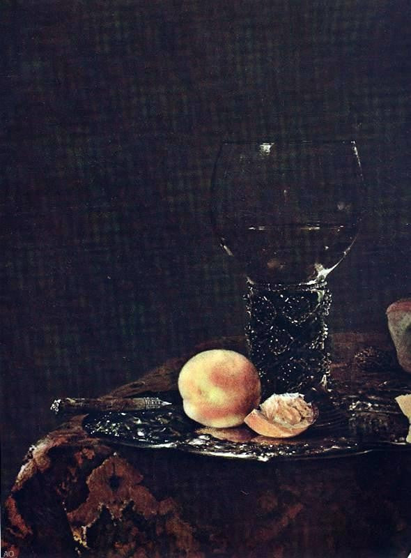  Willem Kalf Still-life (detail) - Hand Painted Oil Painting