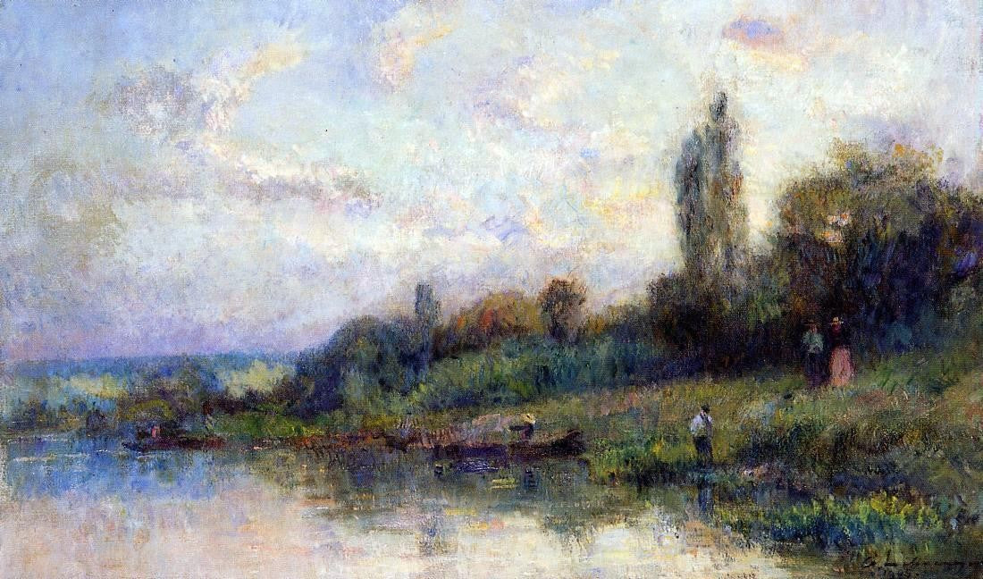 Albert Lebourg The Banks of the Seine - Hand Painted Oil Painting