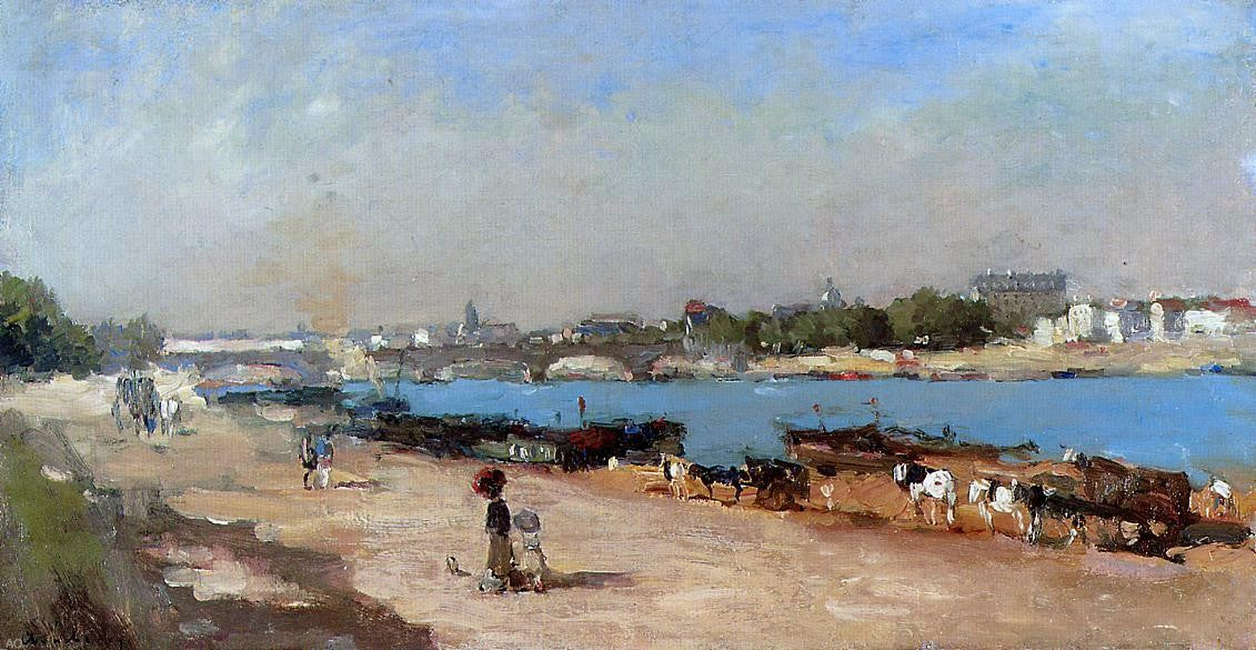Albert Lebourg The Banks of the Seine at Bercy - Hand Painted Oil Painting