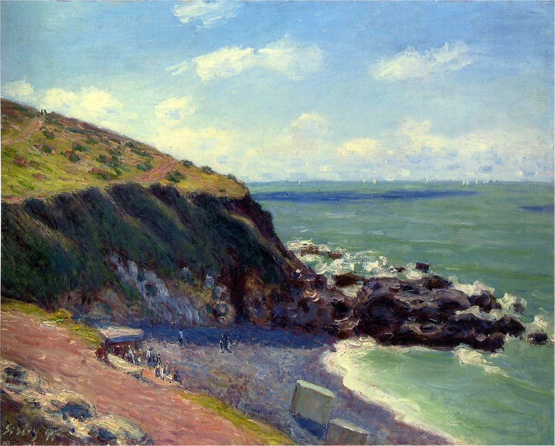 Alfred Sisley Lady's Cove - Hand Painted Oil Painting