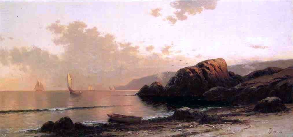 Alfred Thompson Bricher Headlands - Hand Painted Oil Painting
