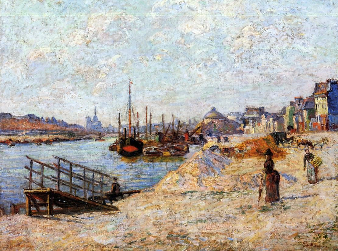 Armand Guillaumin Quai de Bercy - Hand Painted Oil Painting