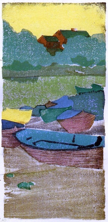 Arthur Wesley Dow The Blue Dragon - Hand Painted Oil Painting