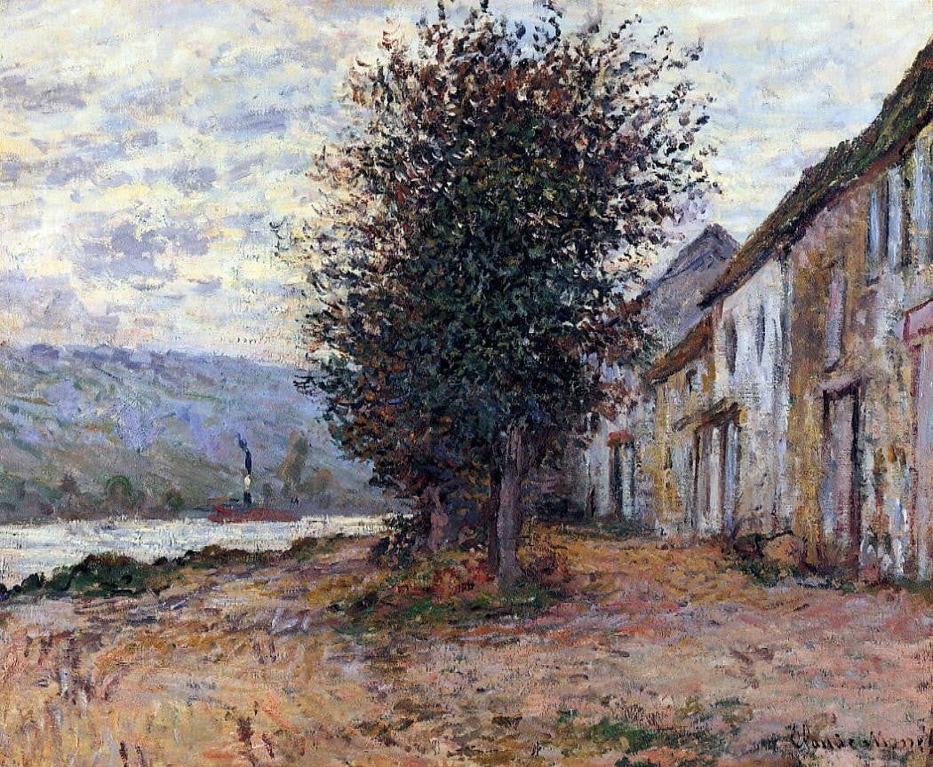 Claude Oscar Monet The Banks of the Seine - Hand Painted Oil Painting