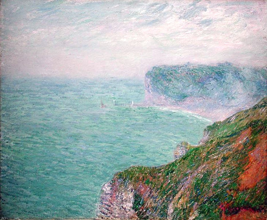 Gustave Loiseau Cliffs in Normandy - Hand Painted Oil Painting