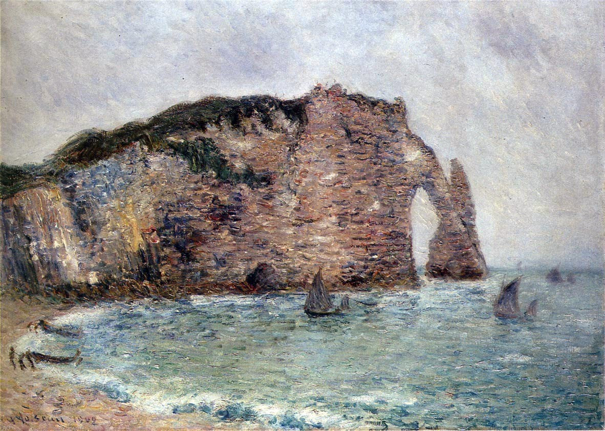 Gustave Loiseau Etretat - Hand Painted Oil Painting