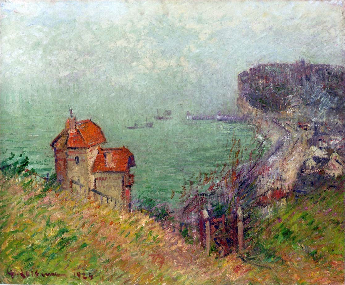 Gustave Loiseau Fecamp - Gray Weather - Hand Painted Oil Painting