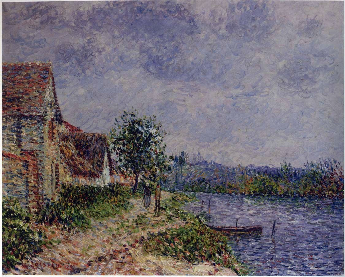 Gustave Loiseau Port Joie - Hand Painted Oil Painting