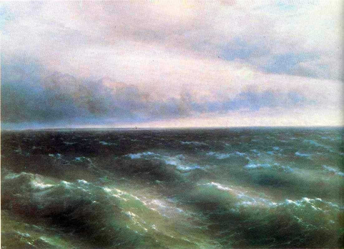 Ivan Constantinovich Aivazovsky The Black Sea - Hand Painted Oil Painting
