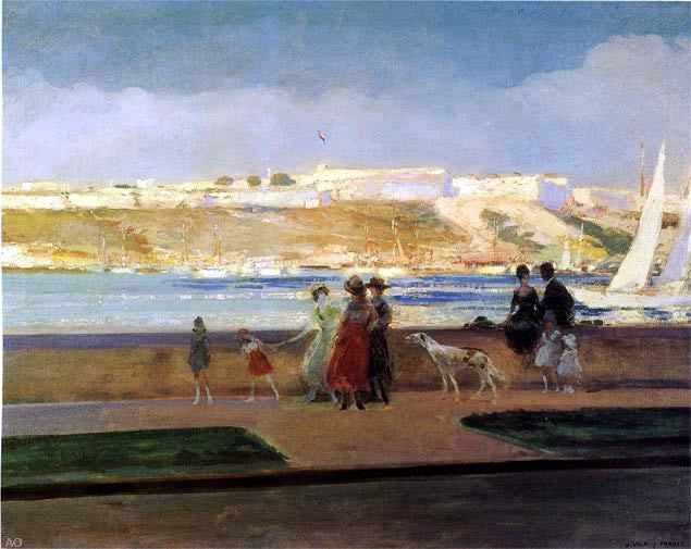 Julio Vila Prades Paisaje - Hand Painted Oil Painting