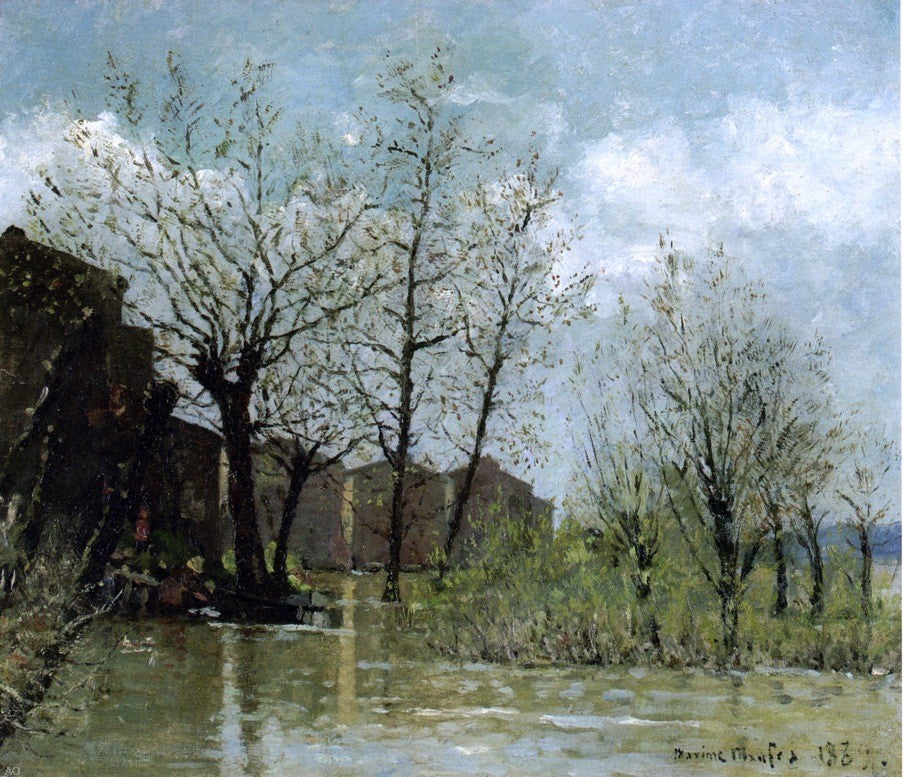 Maxime Maufra Flood - Hand Painted Oil Painting
