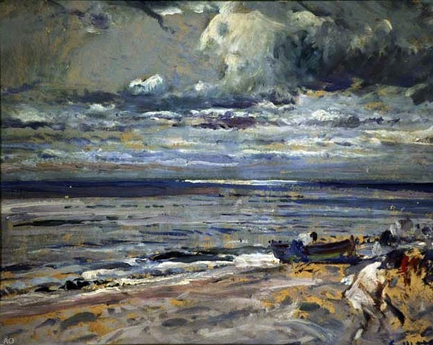 Segundo Matilla Marina Marina al Atardecer - Hand Painted Oil Painting