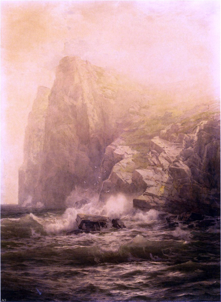 William Trost Richards Rocky Coast - Hand Painted Oil Painting
