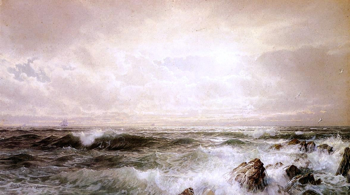William Trost Richards Seascape - Hand Painted Oil Painting