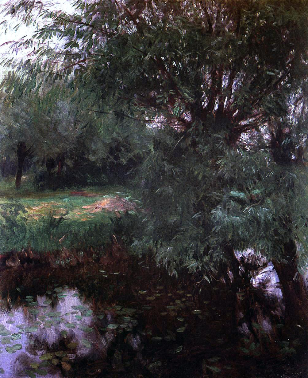 John Singer Sargent Backwater at Wargrave - Hand Painted Oil Painting