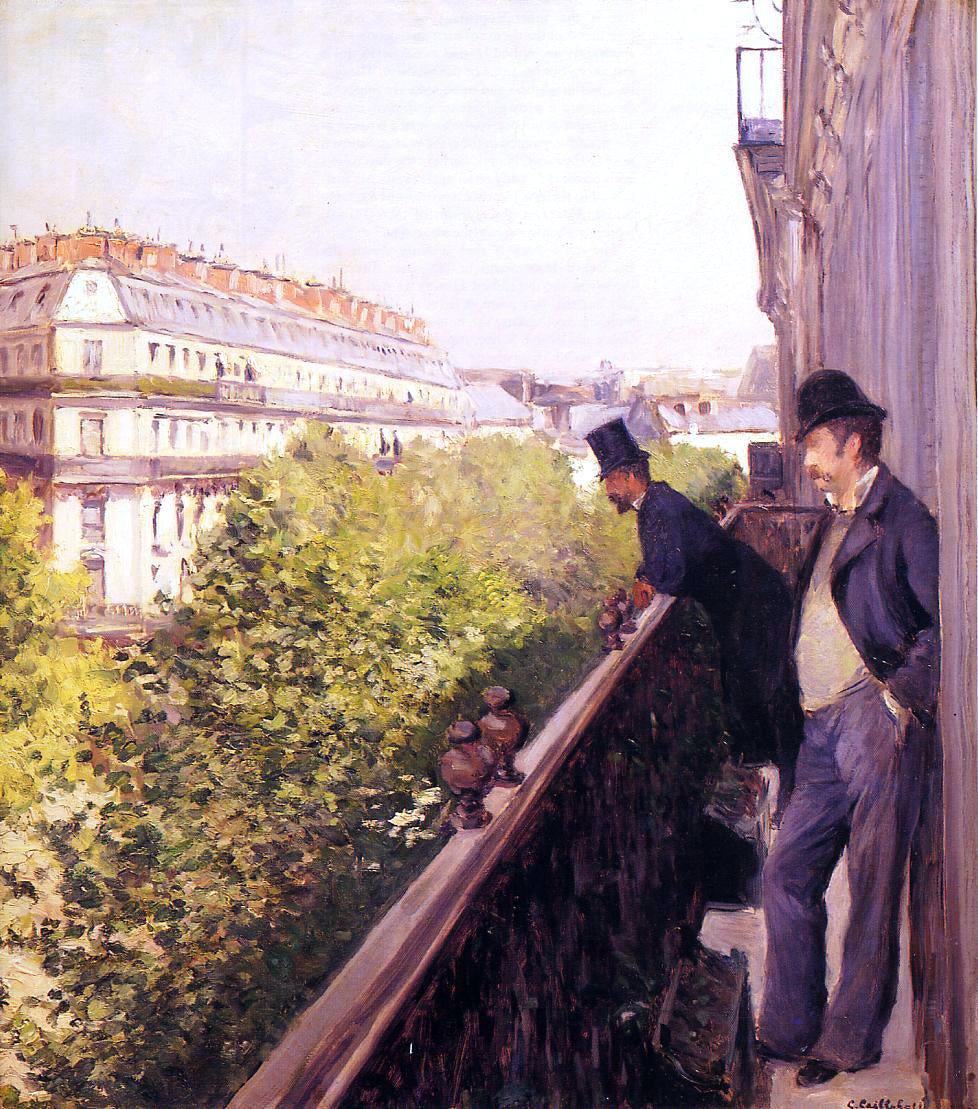 Gustave Caillebotte A Balcony - Hand Painted Oil Painting