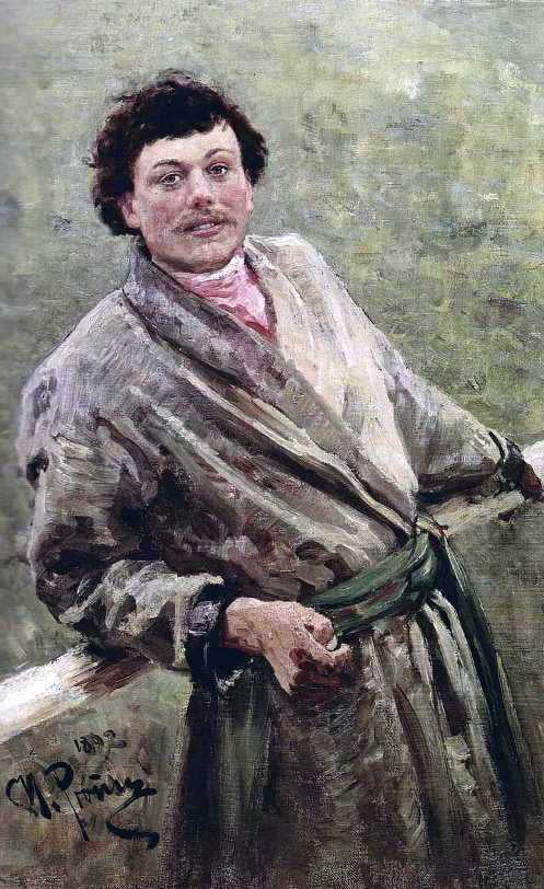 Ilia Efimovich Repin A Belorussian, Portrait of Sidor Shavrov - Hand Painted Oil Painting