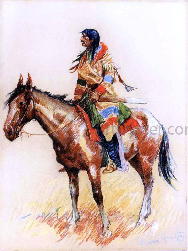 Frederic Remington A Breed - Hand Painted Oil Painting