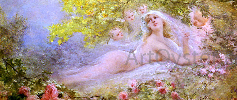 Georges Victor Clairin A Bride's Fantasy - Hand Painted Oil Painting