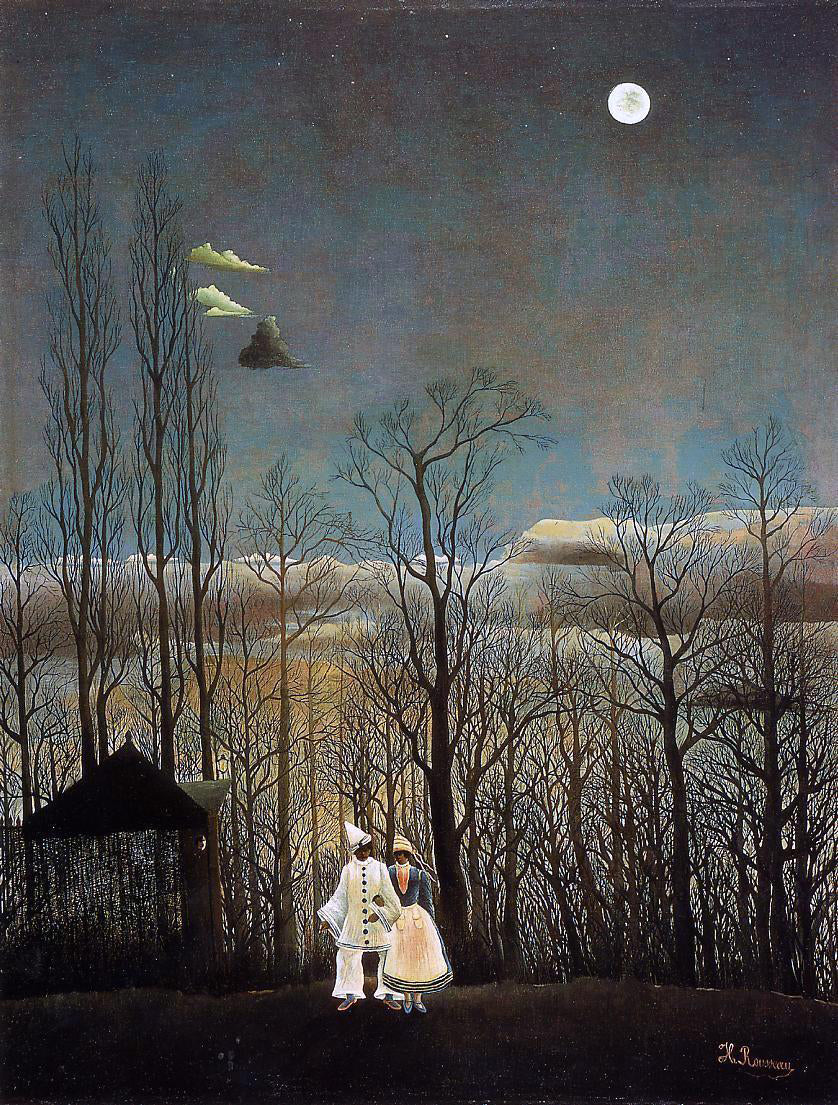 Henri Rousseau A Carnival Evening - Hand Painted Oil Painting