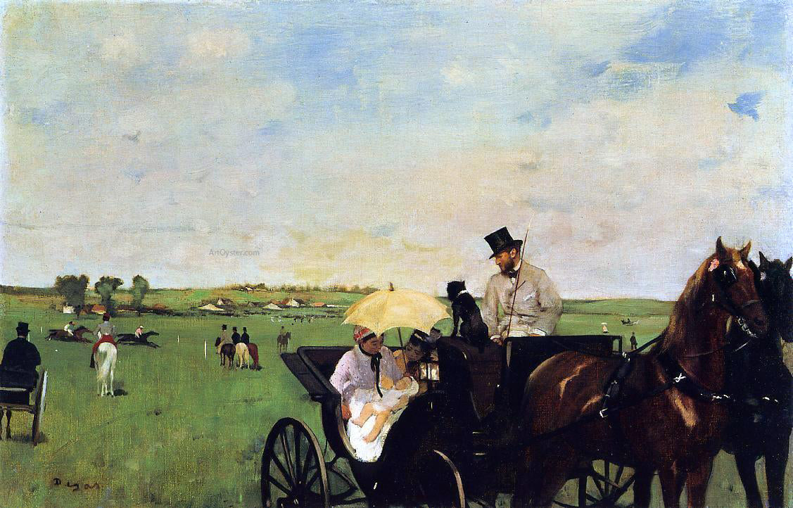 Edgar Degas Carriage at the Races - Hand Painted Oil Painting