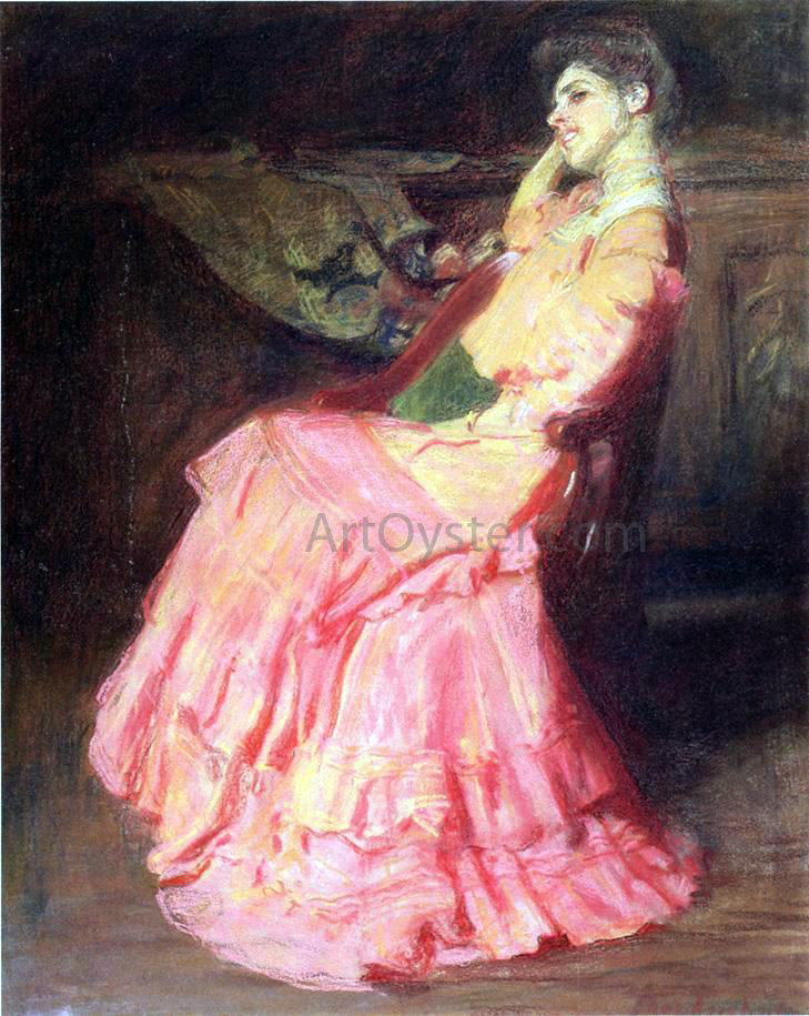 Thomas Pollock Anschutz A Challenge - Hand Painted Oil Painting