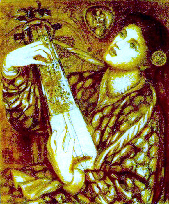 Dante Gabriel Rossetti A Christmas Carol - Hand Painted Oil Painting