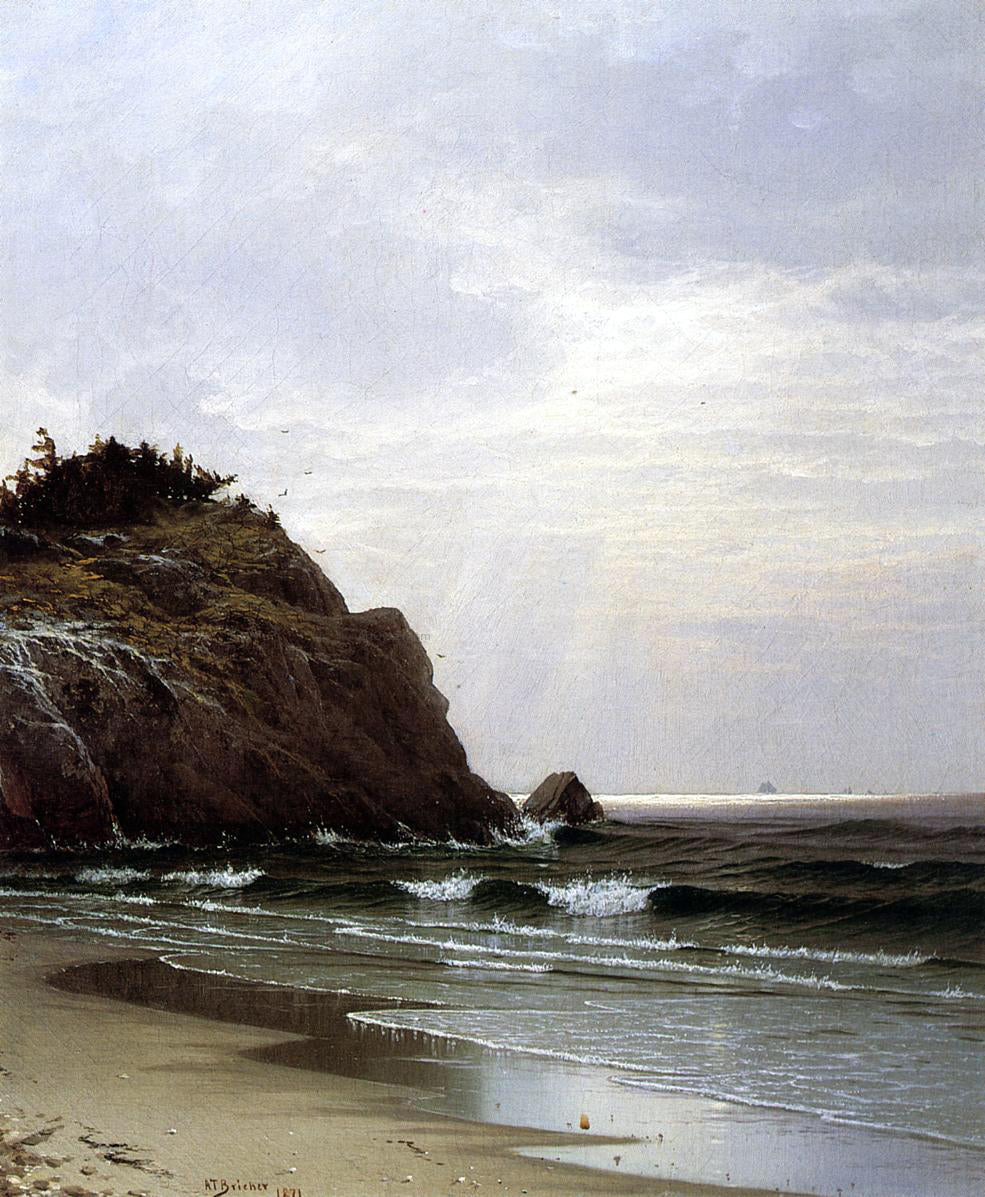 Alfred Thompson Bricher A Cloudy Day - Hand Painted Oil Painting