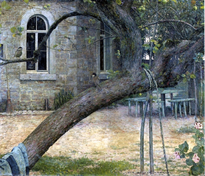 Louis Welden Hawkins Corner of the Garden - Hand Painted Oil Painting