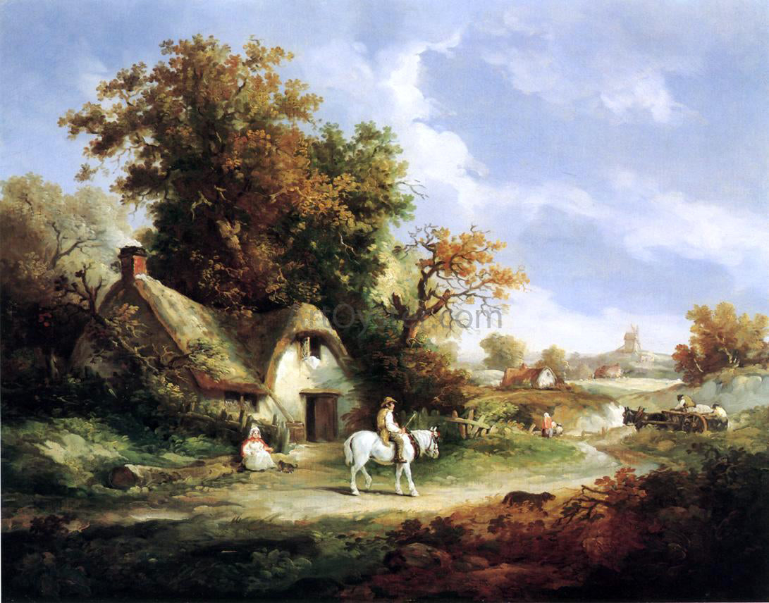 Thomas Hand A Country Idyll - Hand Painted Oil Painting