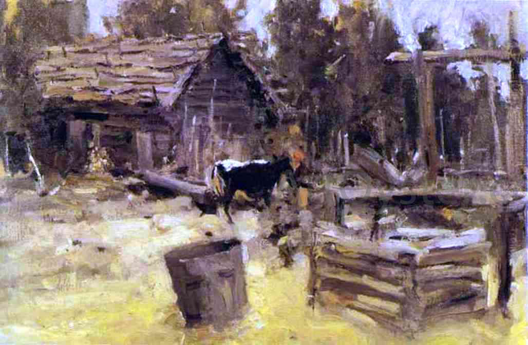 Constantin Alexeevich Korovin Courtyard - Hand Painted Oil Painting