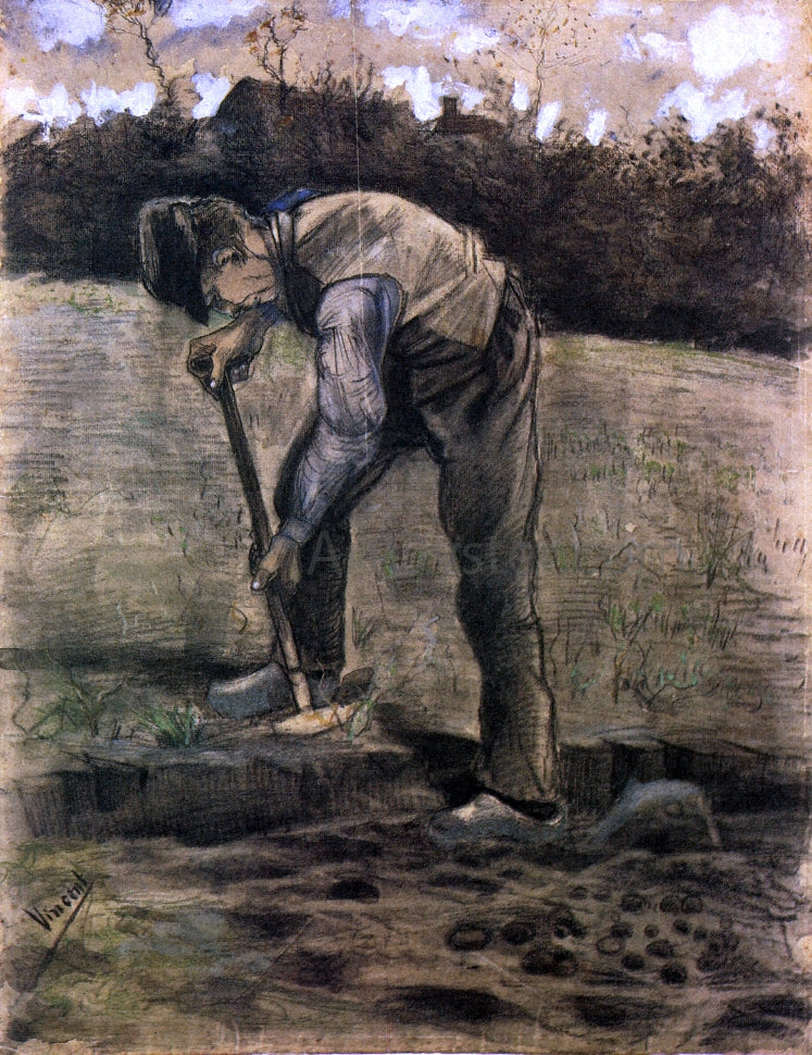 Vincent Van Gogh The Digger - Hand Painted Oil Painting
