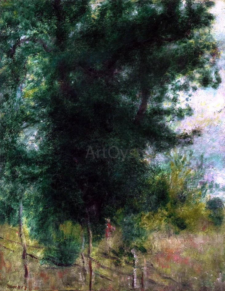 Pierre Auguste Renoir A Fence in the Forest - Hand Painted Oil Painting