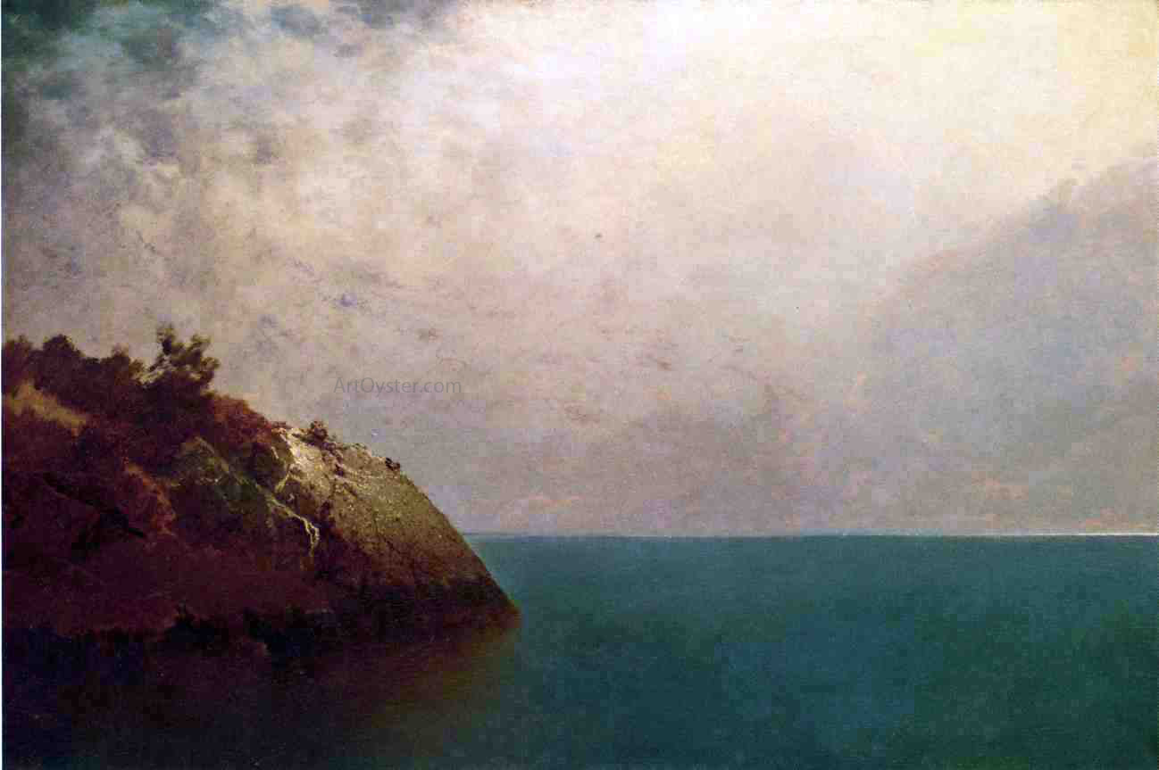 John Frederick Kensett A Foggy Sky - Hand Painted Oil Painting