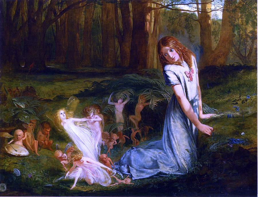 Charles Hutton Lear A Glimpse Of The Fairies - Hand Painted Oil Painting