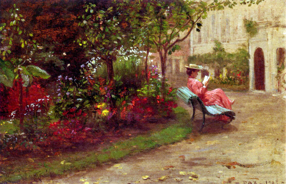 Maxime Faivre A Good Read - Hand Painted Oil Painting