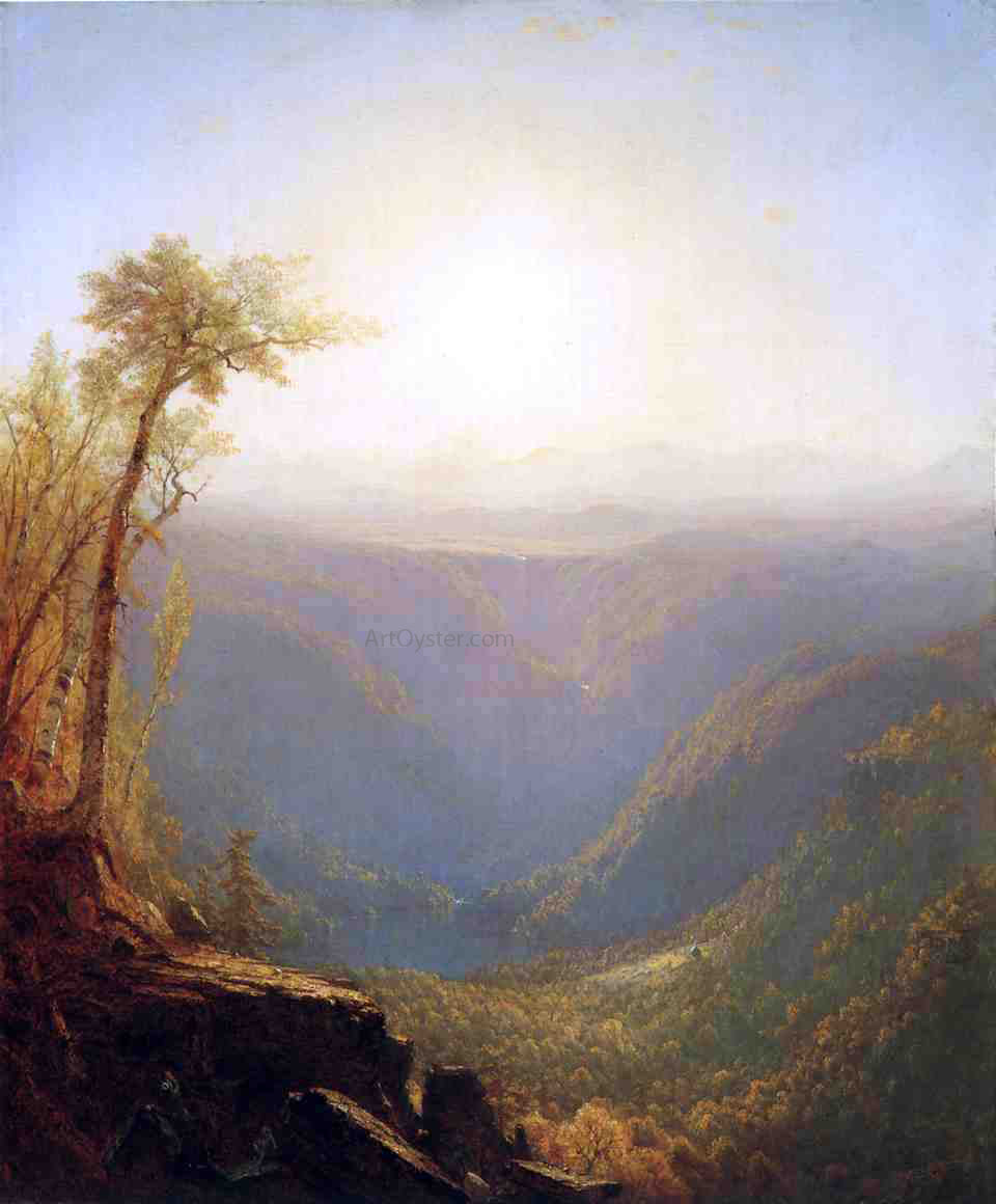 Sanford Robinson Gifford A Gorge in the Mountains (also known as Kauterskill Clove) - Hand Painted Oil Painting
