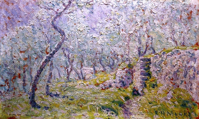 Robert Hatton Monks A Grey Day - Hand Painted Oil Painting