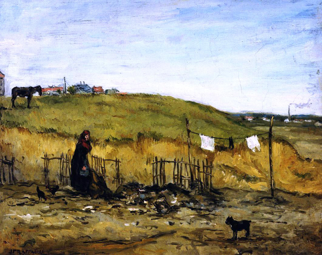 Jean-Francois Raffaelli A Gypsy - Hand Painted Oil Painting