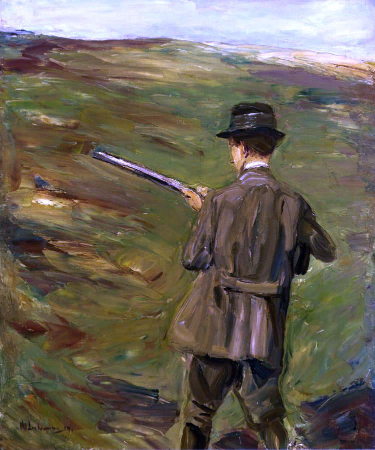  Max Liebermann A Hunter in the Dunes - Hand Painted Oil Painting