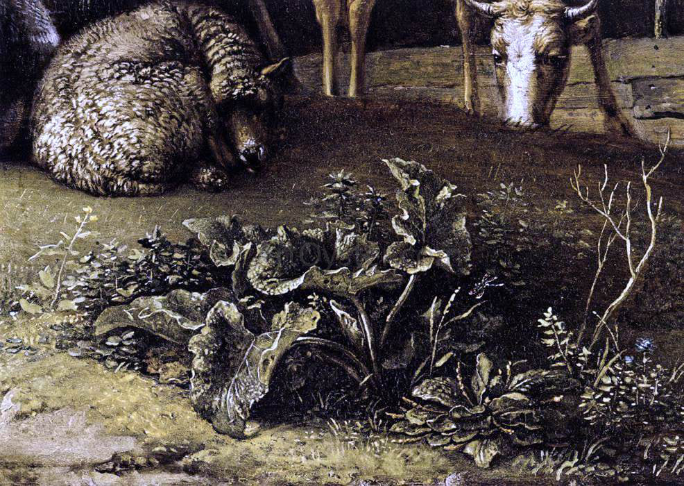  Paulus Potter Husbandman with His Herd (detail) - Hand Painted Oil Painting