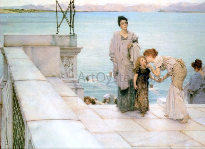 Sir Lawrence Alma-Tadema A Kiss - Hand Painted Oil Painting