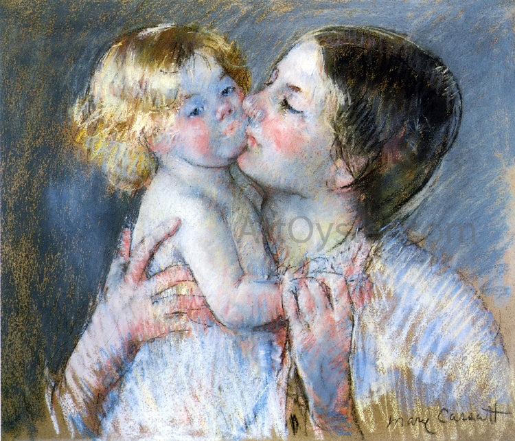  Mary Cassatt A Kiss for Baby Anne (no. 3) - Hand Painted Oil Painting