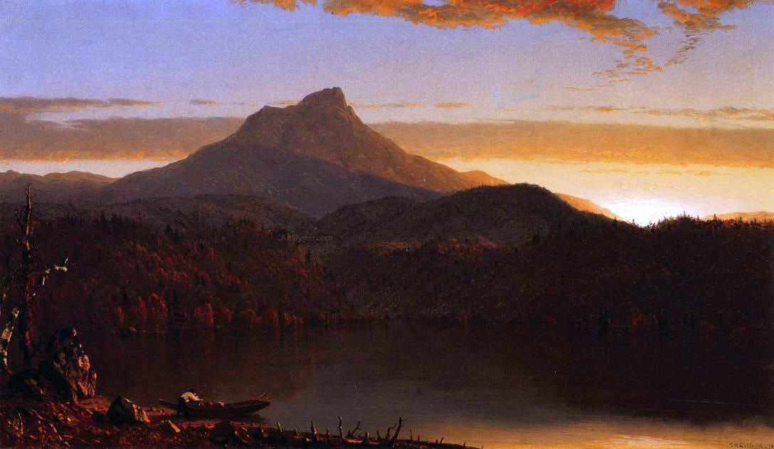 Sanford Robinson Gifford A Lake Twilight - Hand Painted Oil Painting