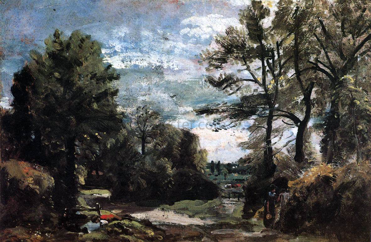 John Constable A Lane near Flatford - Hand Painted Oil Painting