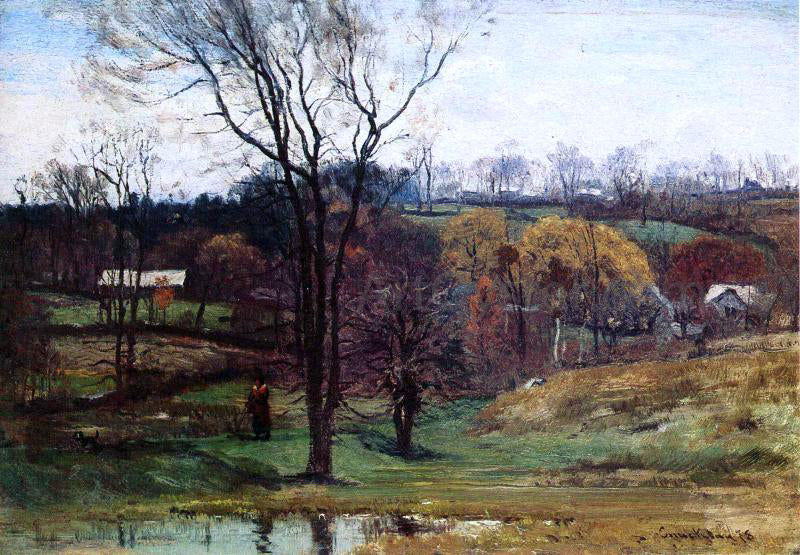 John Joseph Enneking A Late Afternoon Walk - Hand Painted Oil Painting